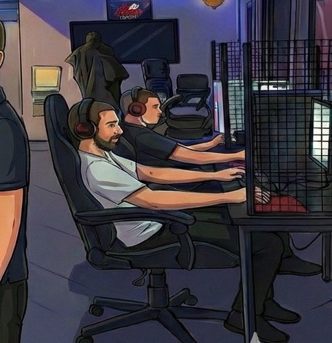 Moba Center gaming stations